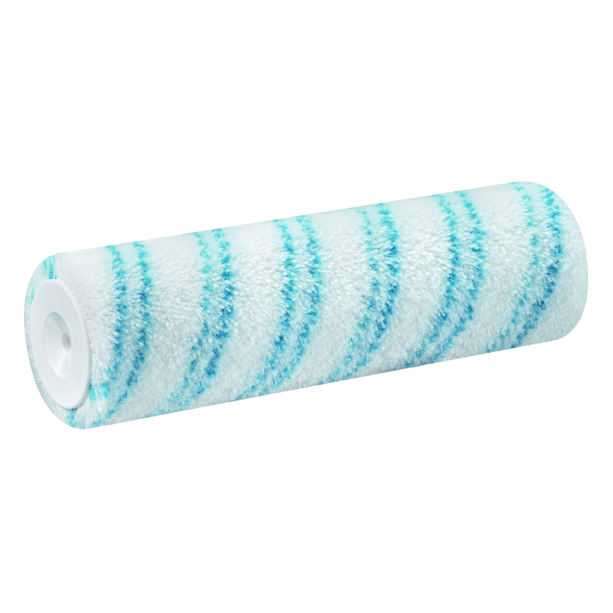Flauschige Farbwalzen-Ersatzrolle mit blauen Streifen