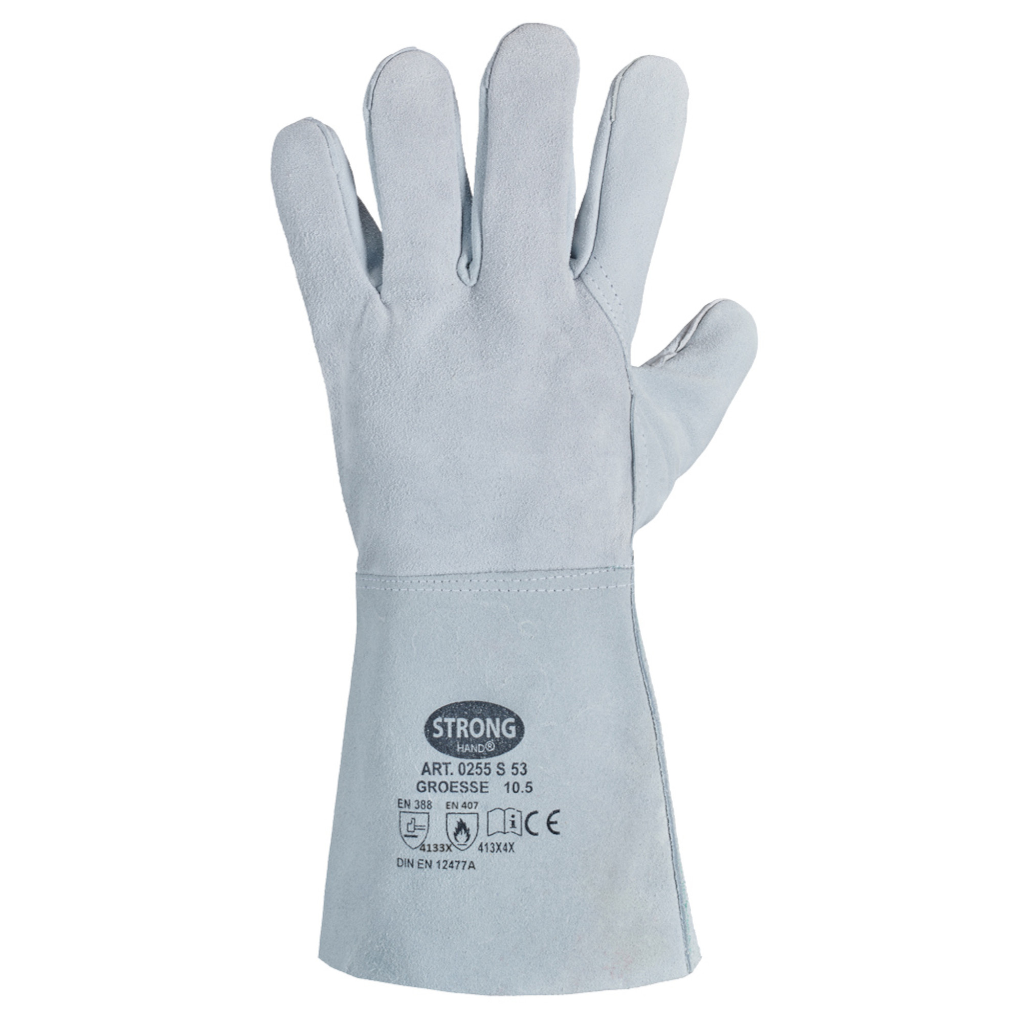 Gummihandschuh, Schutzhandschuh, Arbeitshandschuh, Lederlooks, Langarm