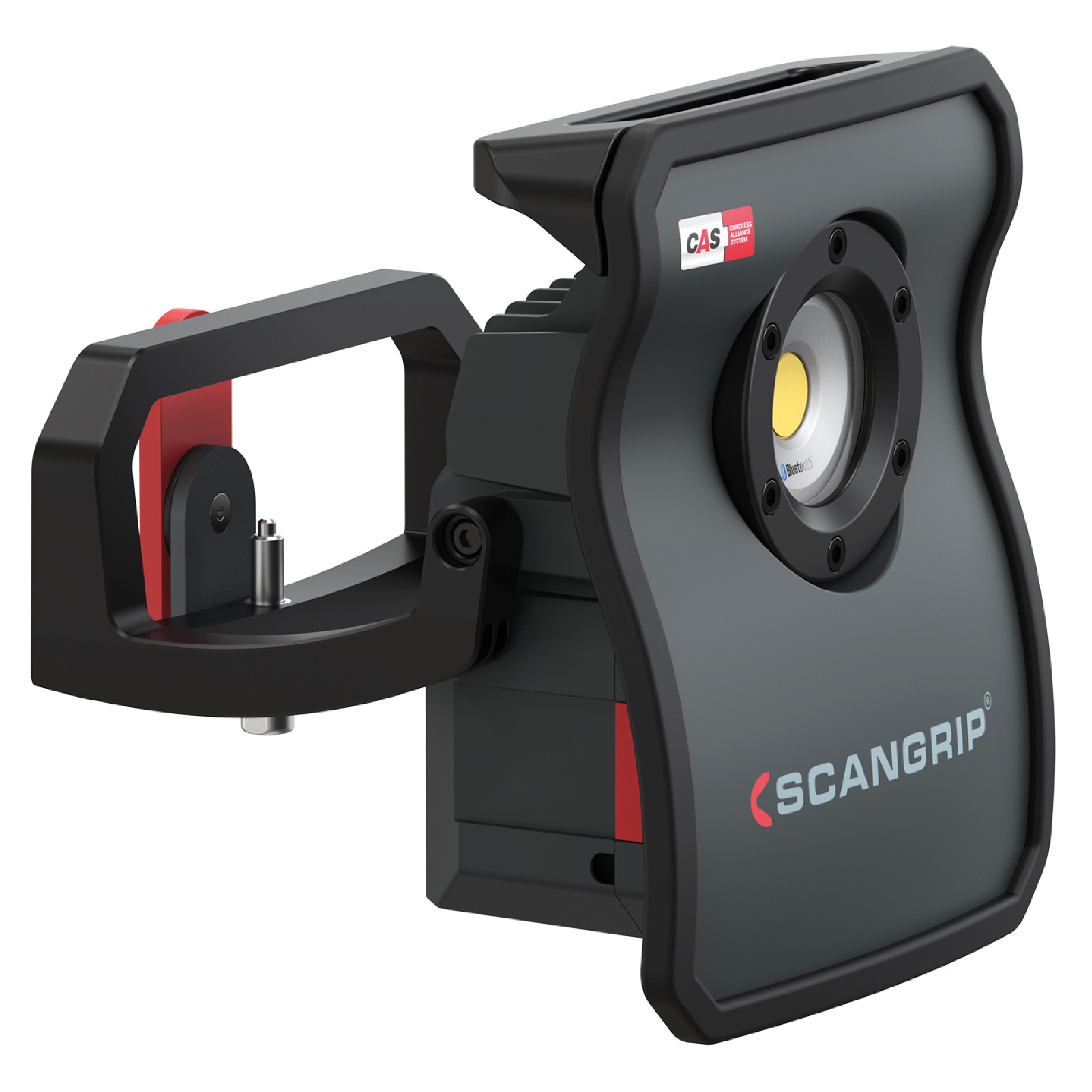 Dies ist ein portables Lichtgerät von SCANGRIP. Es hat eine ergonomische Form und ist mit einer kraftvollen Lichtquelle ausgestattet, die eine gezielte Beleuchtung ermöglicht. Der Griff ist so gestaltet, dass er eine einfache Handhabung erlaubt. Ideal für verschiedene Arbeitsumgebungen.