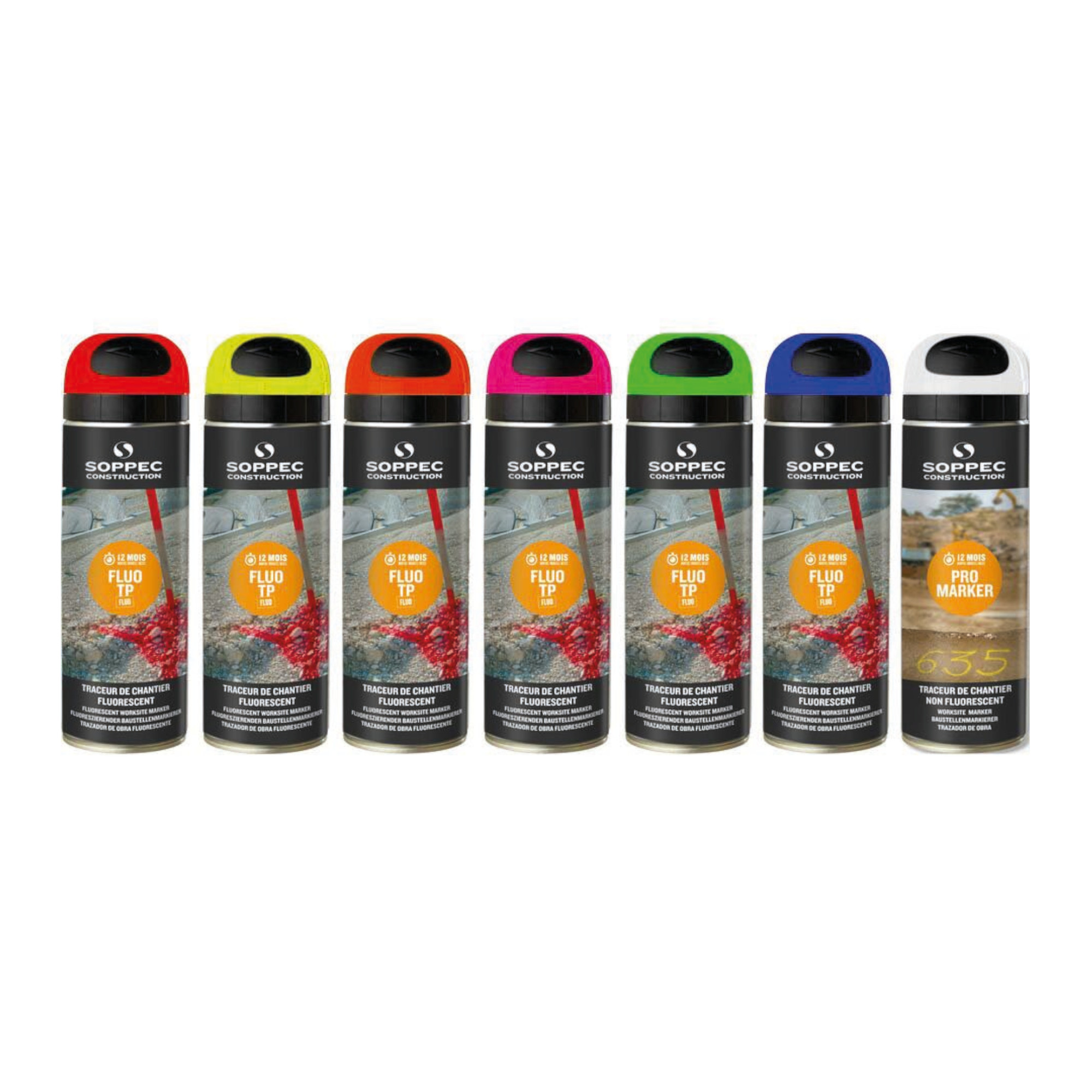 Soppec Markierungsspray signal-orange 500 ml